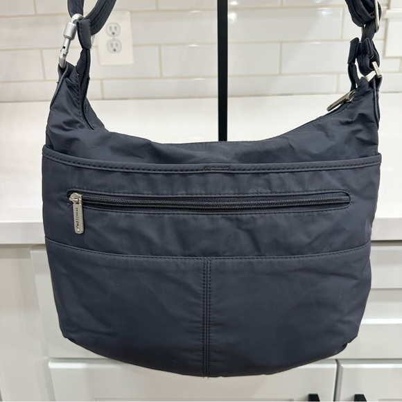 Travelon Handbags - Travelon Anti-Theft Classic Messenger Bag Charcoal 1114 RFID